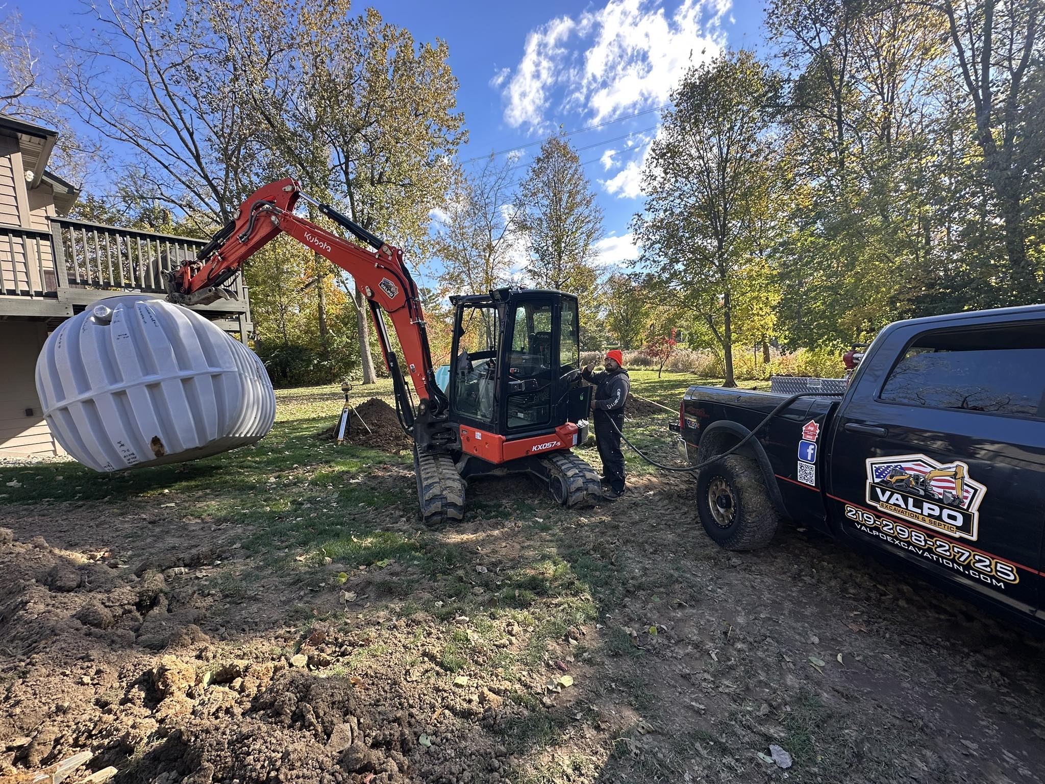 Valpo Excavation crew at work
